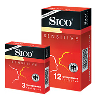 Презервативы "Sico" Sensitive (контурные) фото