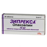 Зипрекса таблетки 10мг фото