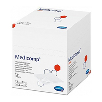 Салфетки "Medicomp" стерильные 7,5см х 7,5см фото