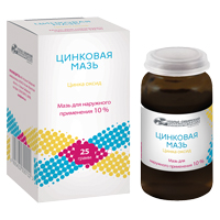 Цинковая мазь мазь 10% 25г фото