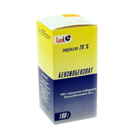 Бензилбензоат эмульсия 20% 100г фото