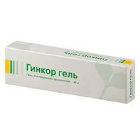 Гинкор гель гель 40г фото