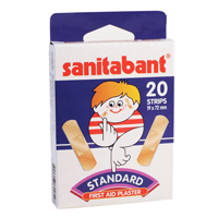 Лейкопластырь "Sanitabant" standart 19 х 72мм уп фото