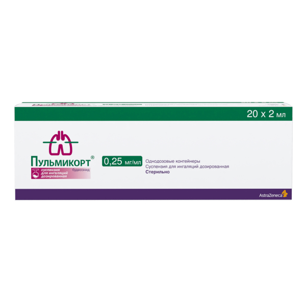 Пульмикорт суспензия 0.25мг/мл 2мл фото