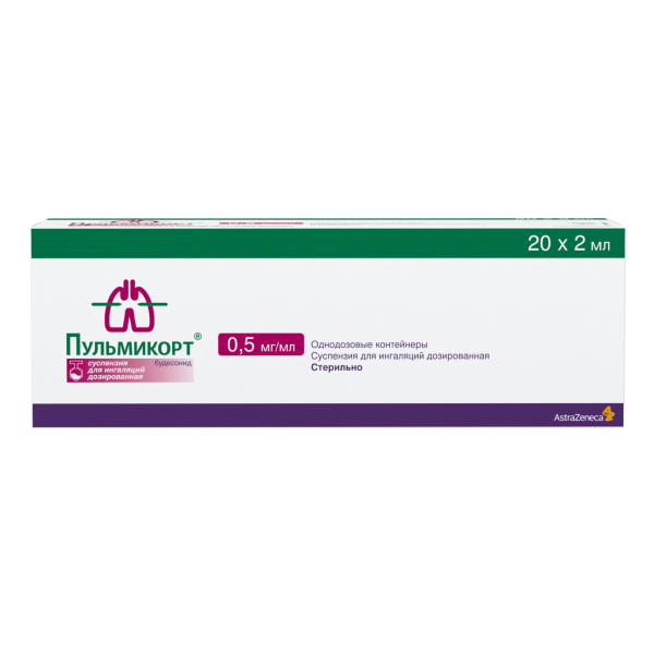 Пульмикорт суспензия 0.5мг/мл 2мл фото
