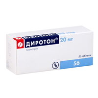 Диротон таблетки 20мг фото