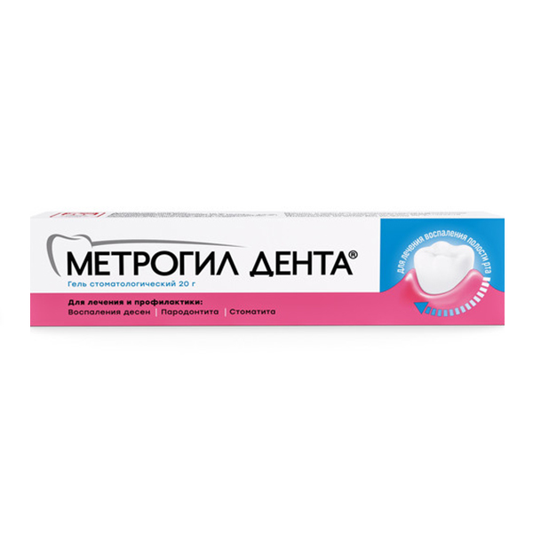 Метрогил дента гель 20г фото