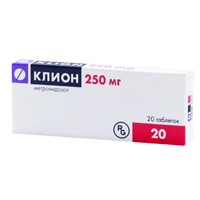 Клион таблетки 250мг фото