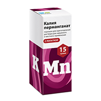 Калия перманганат порошок 15г фото