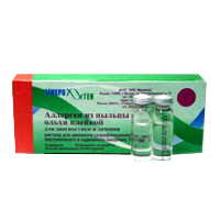 Аллерген из пыльцы ольхи клейкой для диагностики и лечения раствор для инъекций 10000PNU/мл 5мл фото
