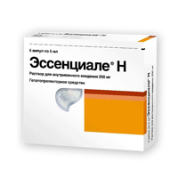 Эссенциале Н раствор для внутривенных инъекций 250мг/5мл фото