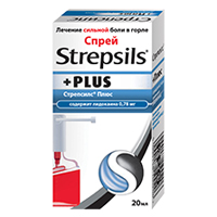 Стрепсилс плюс спрей 20мл фото