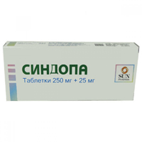 Синдопа таблетки 250мг+25мг фото