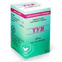 Туя мазь гомеопат 25г фото