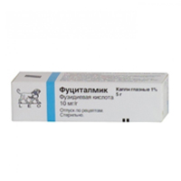 Фуциталмик капли 1% 5г фото
