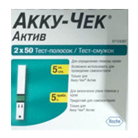 Тест-полоски &quot;Акку-Чек Актив&quot; для экспресс-диагностики глюкозы в крови фото