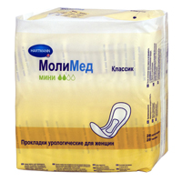 Прокладки "Molimed Classic Mini" урологические для женщин фото