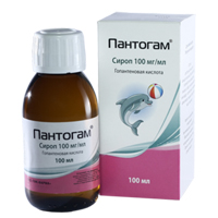 Пантогам сироп 100мг/мл 100мл фото