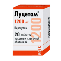 Луцетам таблетки 1200мг фото