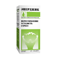 Энерджик капли гомеопатические 25мл фото