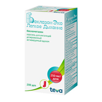 Беклазон Эко Легкое Дыхание аэрозоль 250мкг/доза 200 доз фото