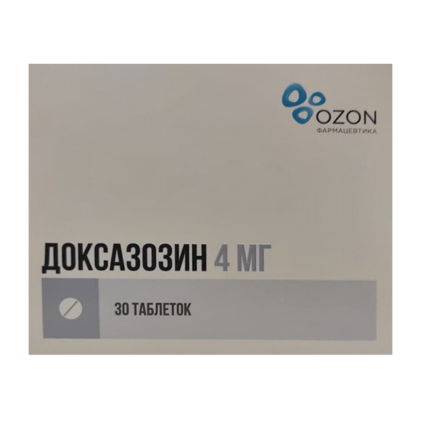 Доксазозин таблетки 4мг фото