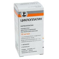Циклоплатин концентрат для приготовления инъекционного раствора 10 мг/мл 45 мл фото