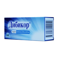 Дибикор таблетки 250мг фото