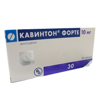 Кавинтон Форте таблетки 10мг фото