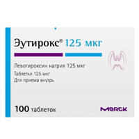 Эутирокс таблетки 125мкг фото