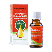 Регулакс Пикосульфат капли 7,5мг/мл 20мл фото