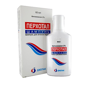Перхотал шампунь 2% 60мл фото