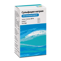 Сульфацил натрия капли глазные 20% 2мл фото
