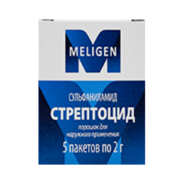 Стрептоцид порошок 2г фото