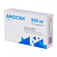 Амосин таблетки 500мг фото