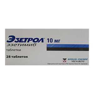 Эзетрол таблетки 10мг фото