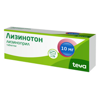 Лизинотон таблетки 10мг фото