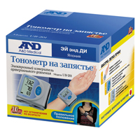Измеритель артериального давления и частоты пульса (тонометр) "AND" UB-201 цифровой фото