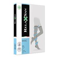 Чулки "Relaxsan" Basic Stay-up 140 на резинке (арт. 870) 1 класс компрессии цвет 21 (телесный) размер 3 фото