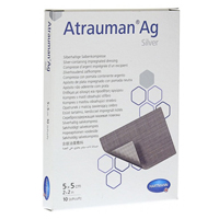Повязка &quot;Atrauman Ag&quot; мазевая с серебром стерильная 5х5см фото
