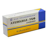 Атенолол-УБФ таблетки 100мг фото