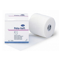 Бинт эластичный "Peha-haft" самофиксирующийся 20м х 6см белый фото