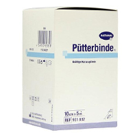 Бинт "Putterbinde" компрессион цв кожи с зажимами 100% хлоп 5м х 10см фото