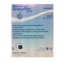 Повязка &quot;Грануфлекс&quot; с окантовкой гидроколлоидная 10х10см (187971) фото