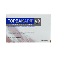 Торвакард таблетки 40мг фото