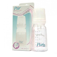 Бутылочка "PUR" 140мл, соска со средней струей фото