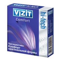 Презервативы "Vizit" "Hi-tech" Comfort оригинальной формы фото