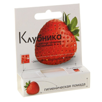 Помада гигиеническая "Клубника" 2,8г фото