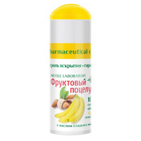 Помада "Фруктовый поцелуй" Банан гигиеническая 3,5г фото