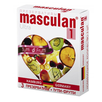 Презервативы "Masculan" 1 Ultra Tutti-Frutti (нежные) фото